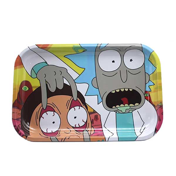 Colourful Rick & Morty Rolling Tray