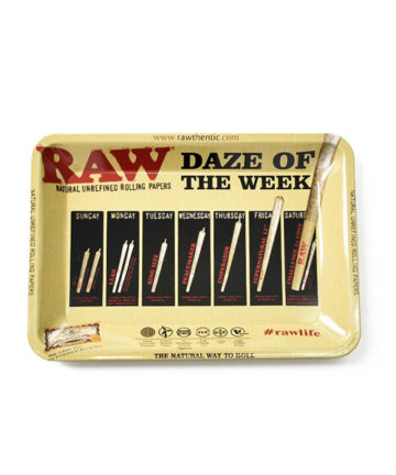 RAW Daze of the Week Rolling Tray