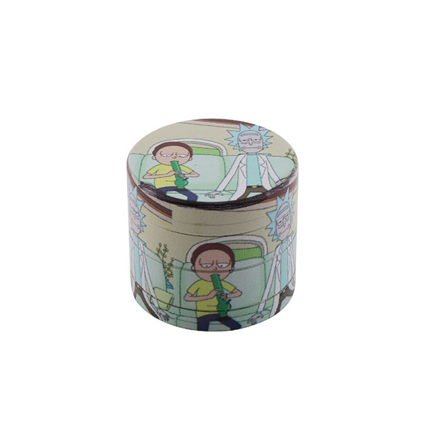 Rick & Morty Smoking a Bong Grinder