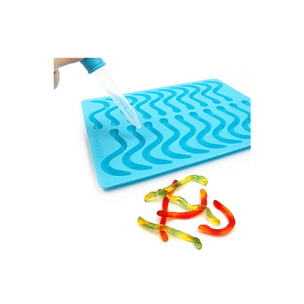 Gummy worm moulds