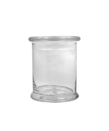 Glass storage jar