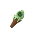 green ice cream cone