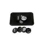 Pineapple Tray, Grinder & Storage Set