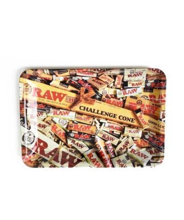 RAW cone challenge rolling tray