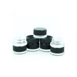 small glass jar