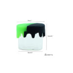 Glass Jar with Silicone Lid