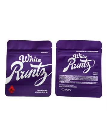 White Runtz Ziplock Bag