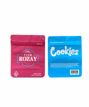 Pink Rozay Ziplock Bag