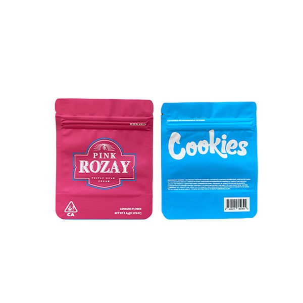 Pink Rozay Ziplock Bag