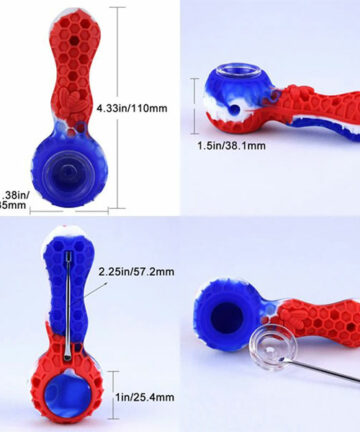 Honeycomb Silicone Pipe