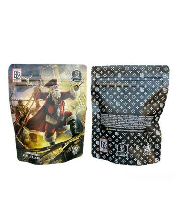 Pirate Santa Mylar Bag