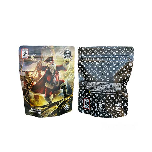 Pirate Santa Mylar Bag