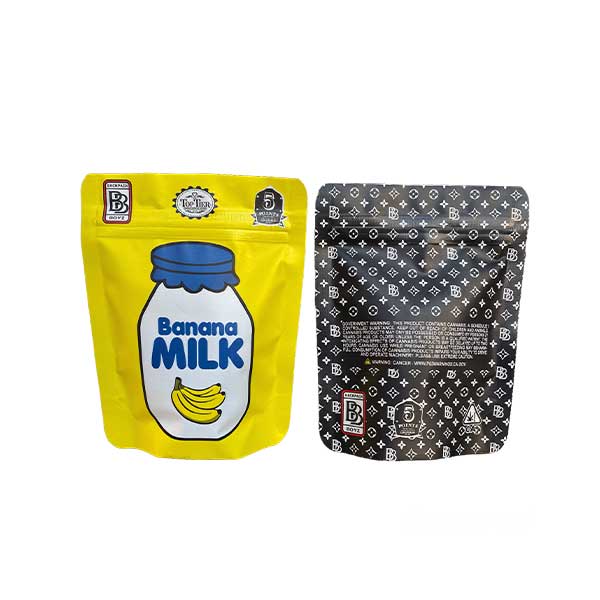 Banana Milk Mylar Bag