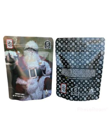 Santa Mylar Bag